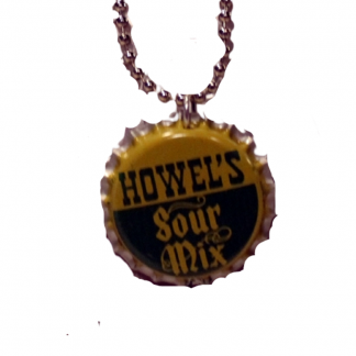 Howells Sour Mix Upcycled Bottlecap 23 Inch Necklace