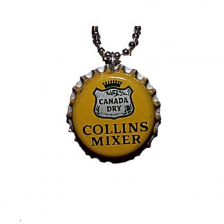 Canada Dry Collins Drink Mixer Bottlecap 23 Inch Necklace