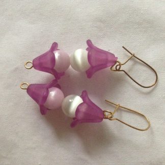 Handcrafted Bead and Wire Earrings
