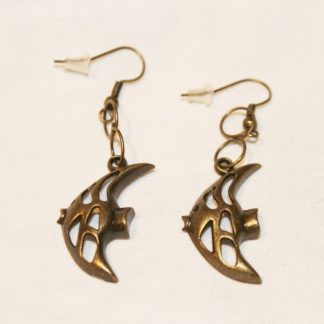 Handcrafted Metal Charm Earrings