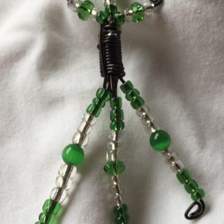 Handcrafted Bead and Wire Brooch Pins